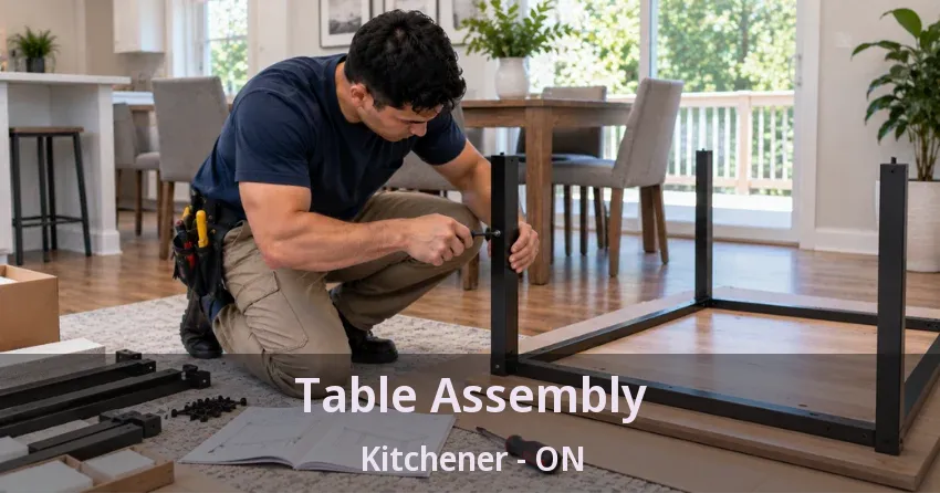 Table Assembly Kitchener - ON