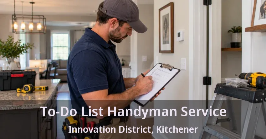 To-Do List Handyman Service Innovation District, Kitchener - ON