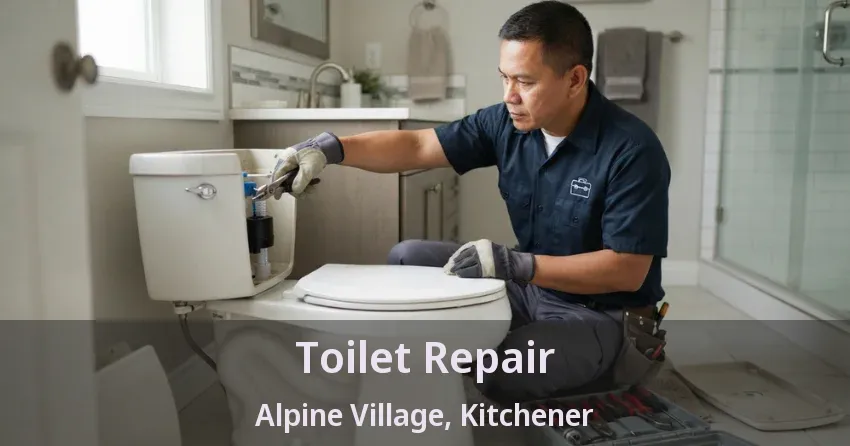 Toilet Repair Alpine Village, Kitchener - ON