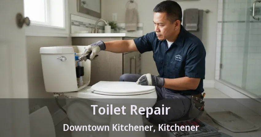 Toilet Repair Downtown Kitchener, Kitchener - ON
