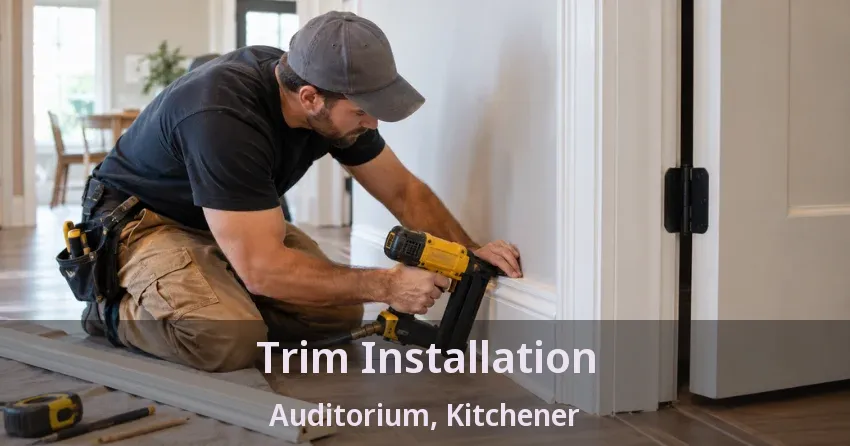 Trim Installation Auditorium, Kitchener - ON