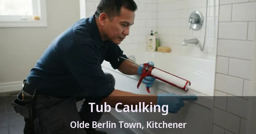 Tub Caulking Olde Berlin Town, Kitchener - ON