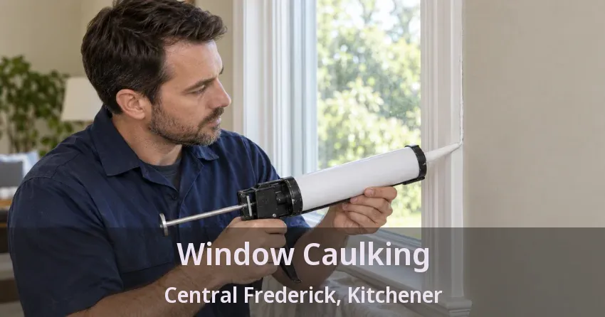 Window Caulking Central Frederick, Kitchener - ON