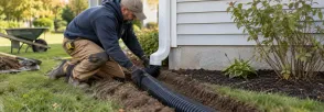 Downspout Extension Installation Kitchener